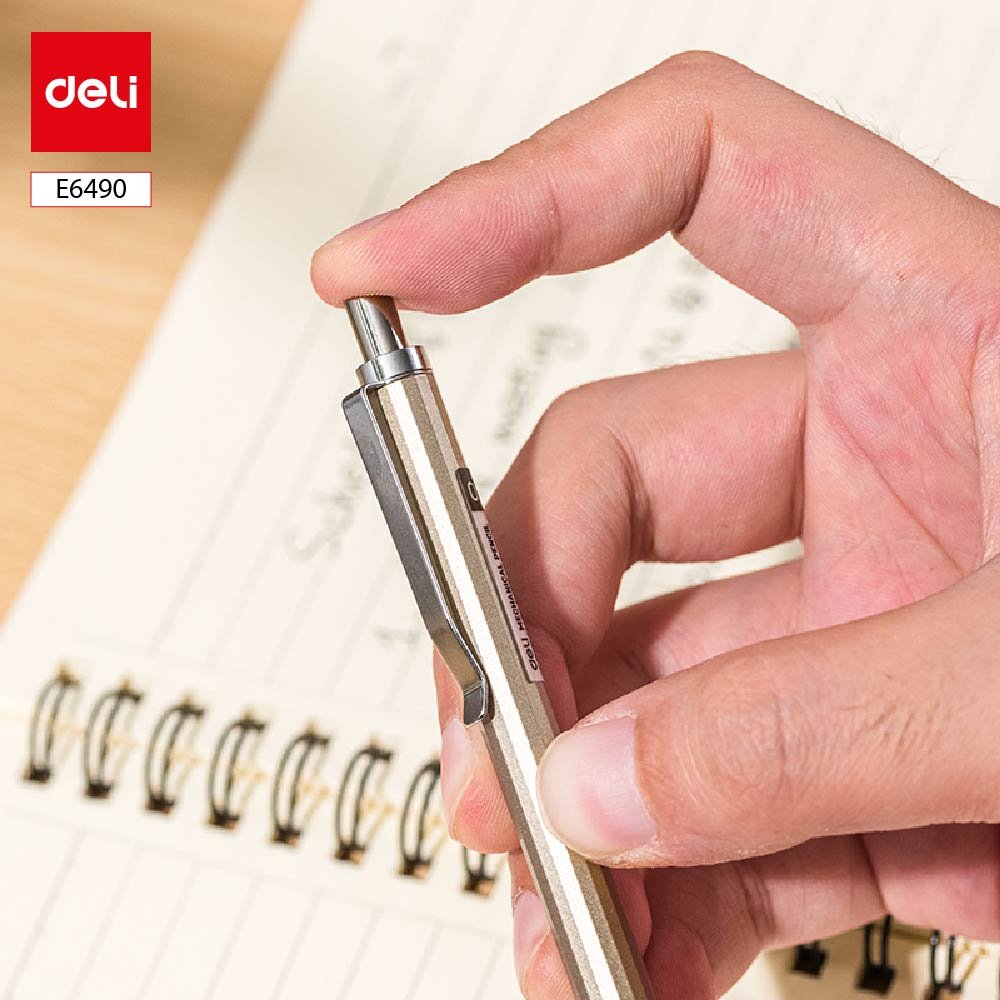 ديلي قلم رصاص كباس - 0.5 مم - بدن معدن ألوان مختلفة - E6490